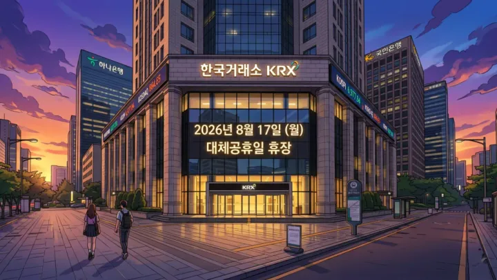 2026년 8월 17일 마감 시황: 대체공휴일 휴장 속 글로벌 증시 점검과 내일 개장 대비 관전 포인트