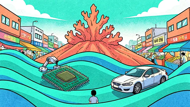 2026년 7월 22일 마감 시황: 7천을 찍고도 반도체는 왜 숨을 골랐을까?