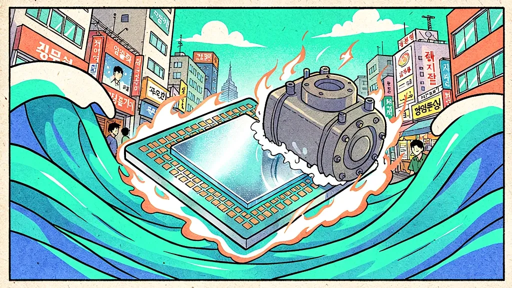 반도체 소부장과 AI 인프라 섹터 강세 흐름도